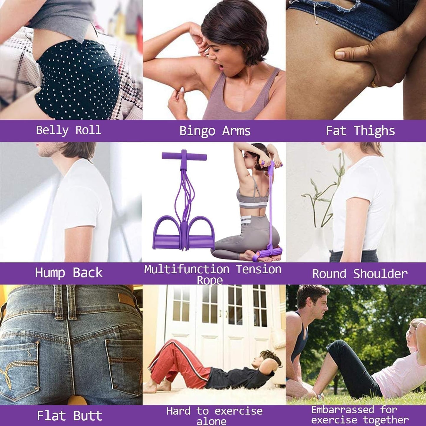 💥2025 latest 8-Tube Pedal Resistance Device