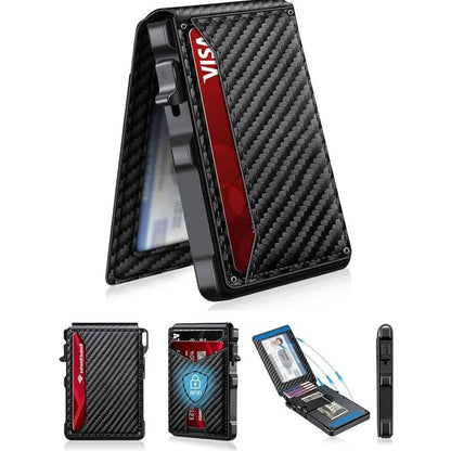 The Ultimate Smart Pop-Up Wallet: Slim, Secure, & RFID Protected